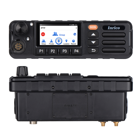 Poste radio 4G LTE WIFI pour voiture Inrico TM-7 Plus avec GPS