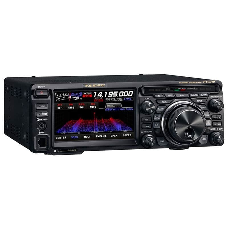 Émetteur-récepteur Yaesu FTDX10 HF SDR Émetteur-récepteur Yaesu FTDX10 HF SDR